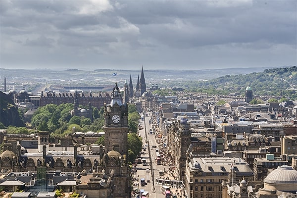 Edinburgh in UK Locations